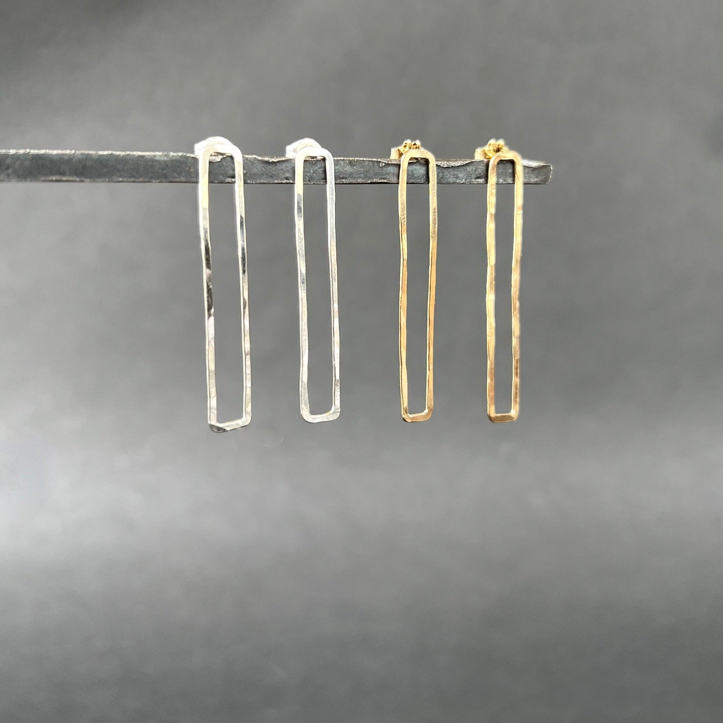 perfectly imperfect rectangle studs