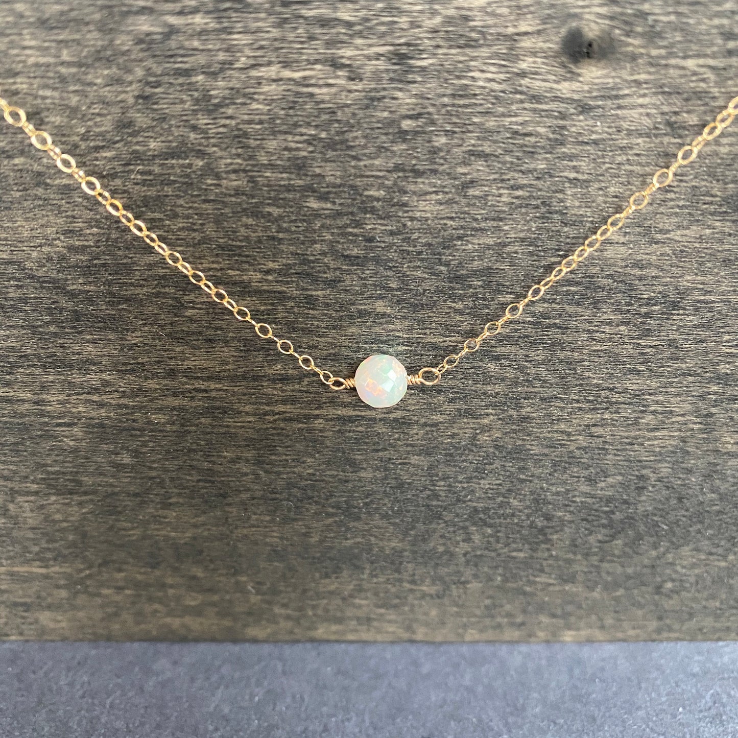 welo opal necklace