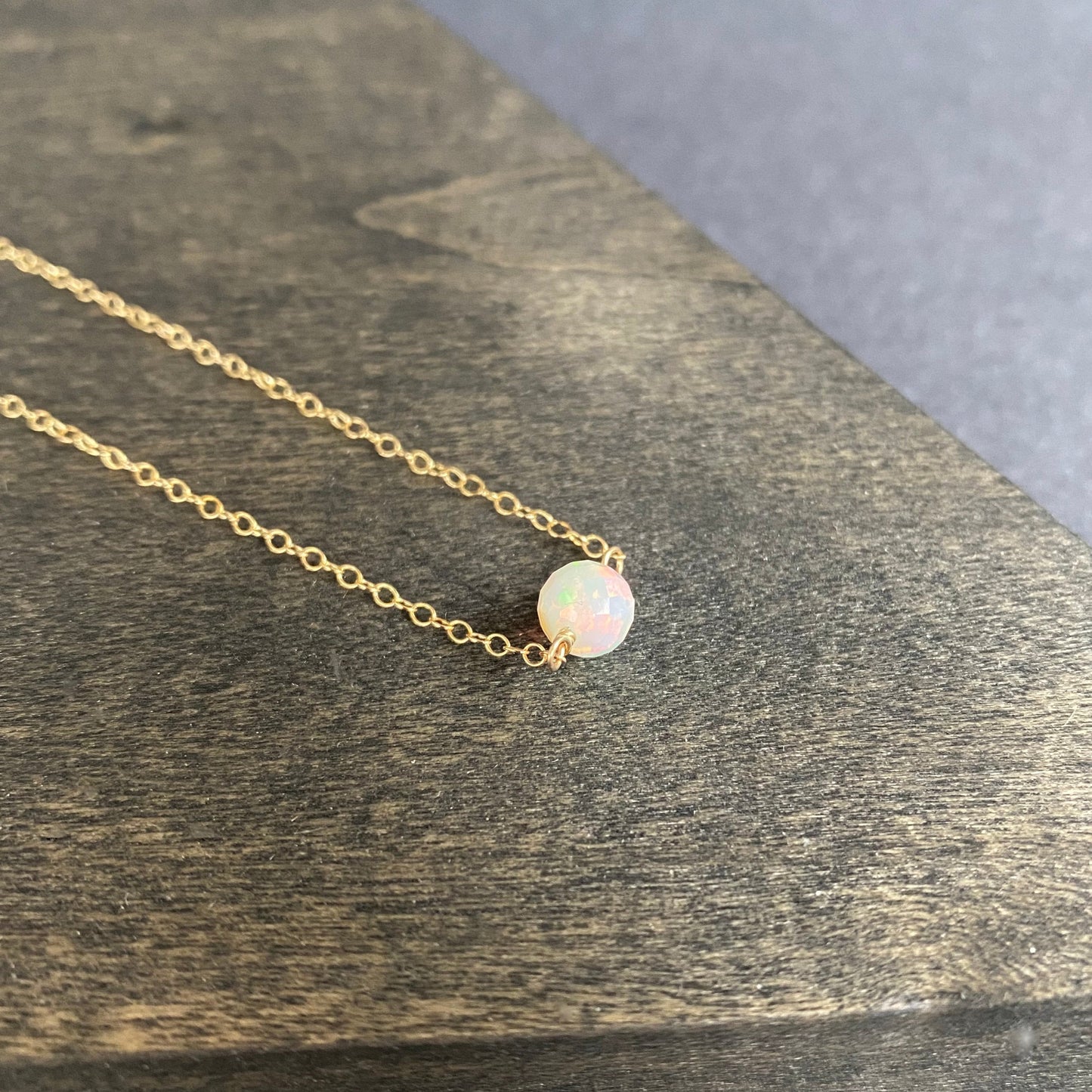 welo opal necklace