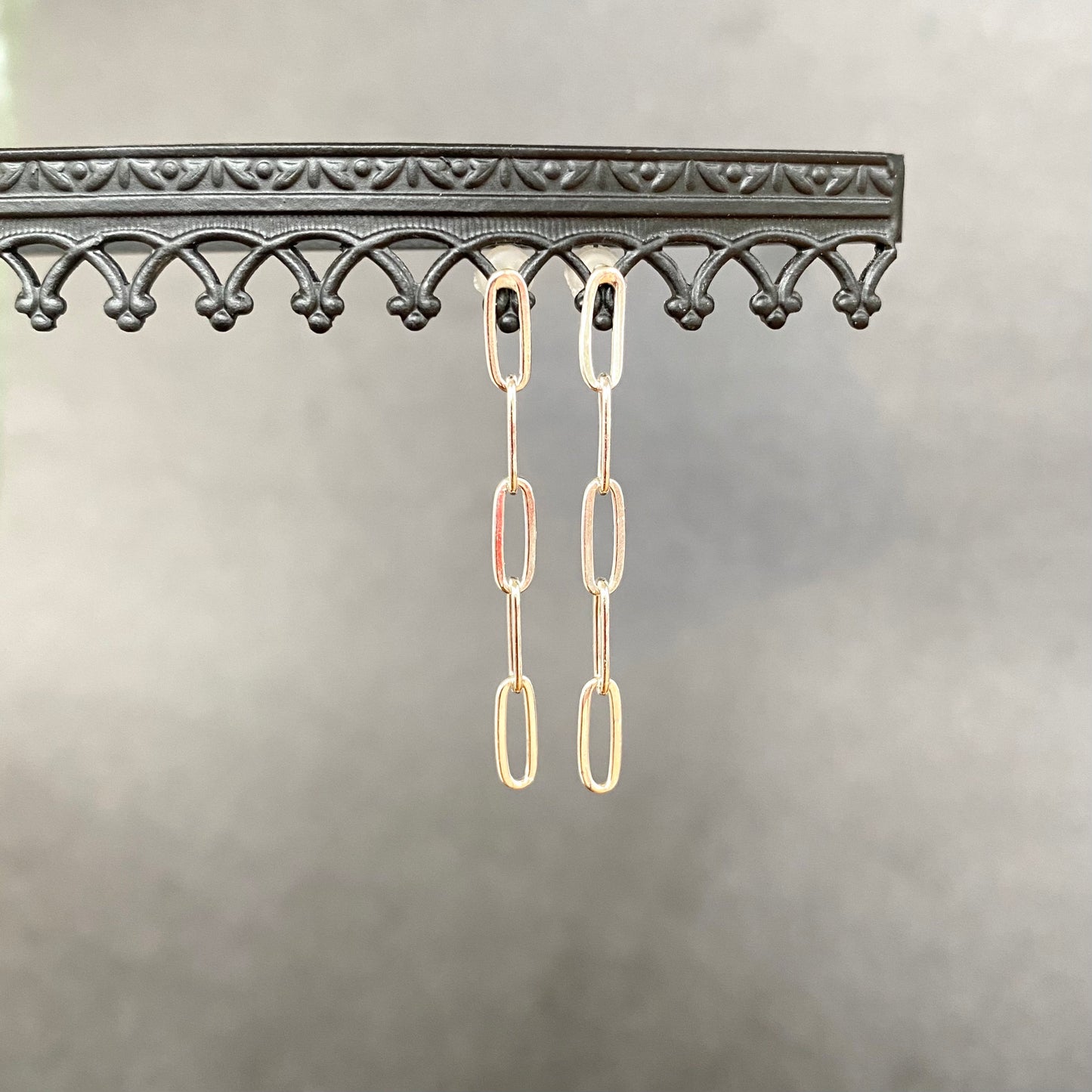 paperclip chain studs