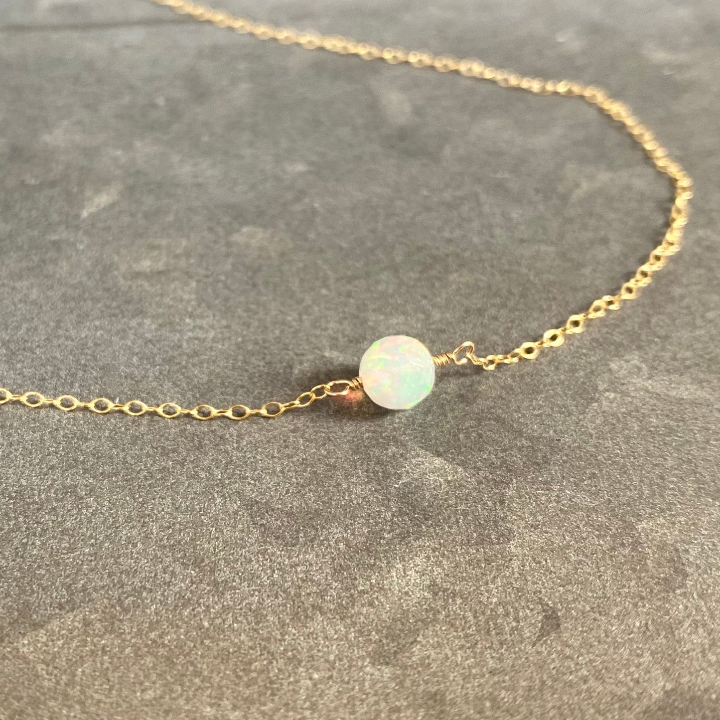 welo opal necklace