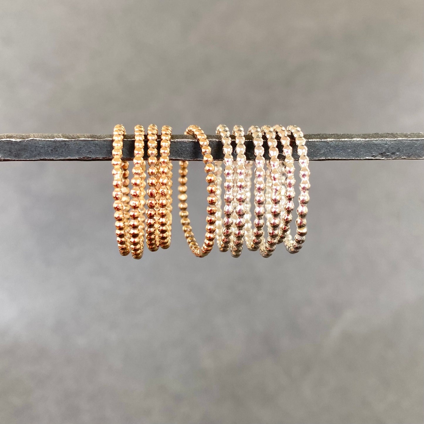 thin beaded ring