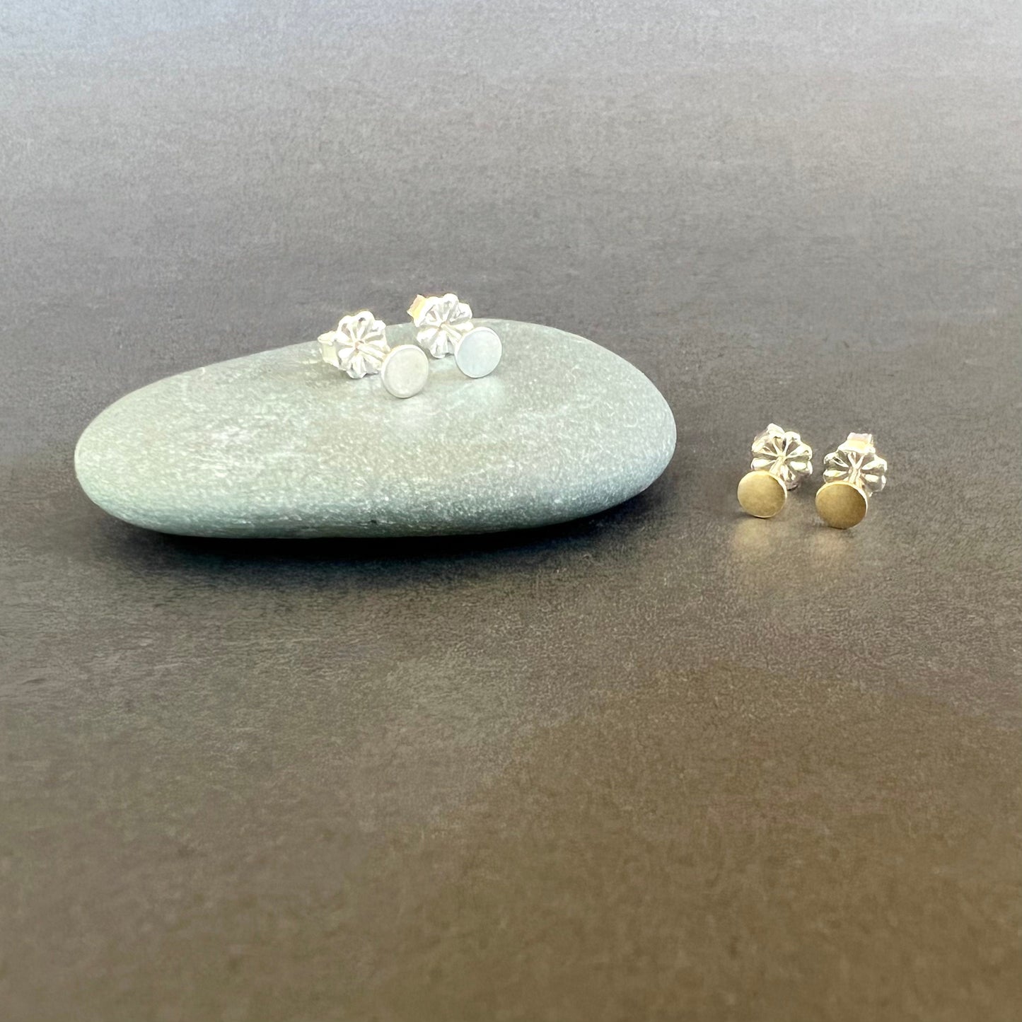 tiny dot stud earrings