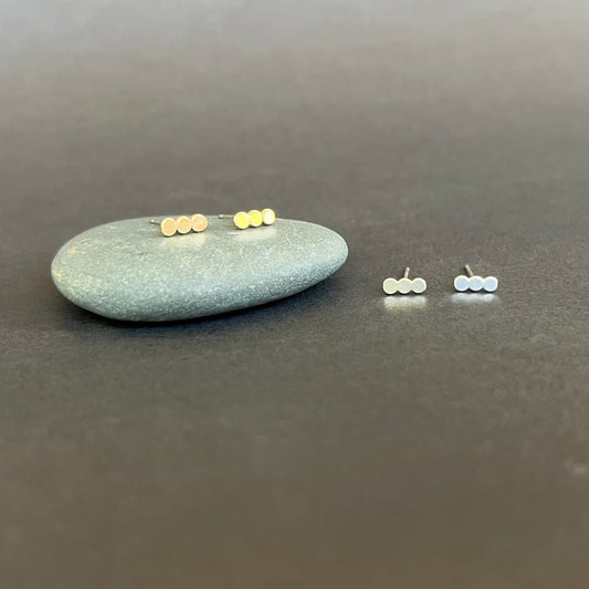 triple mini-dot studs