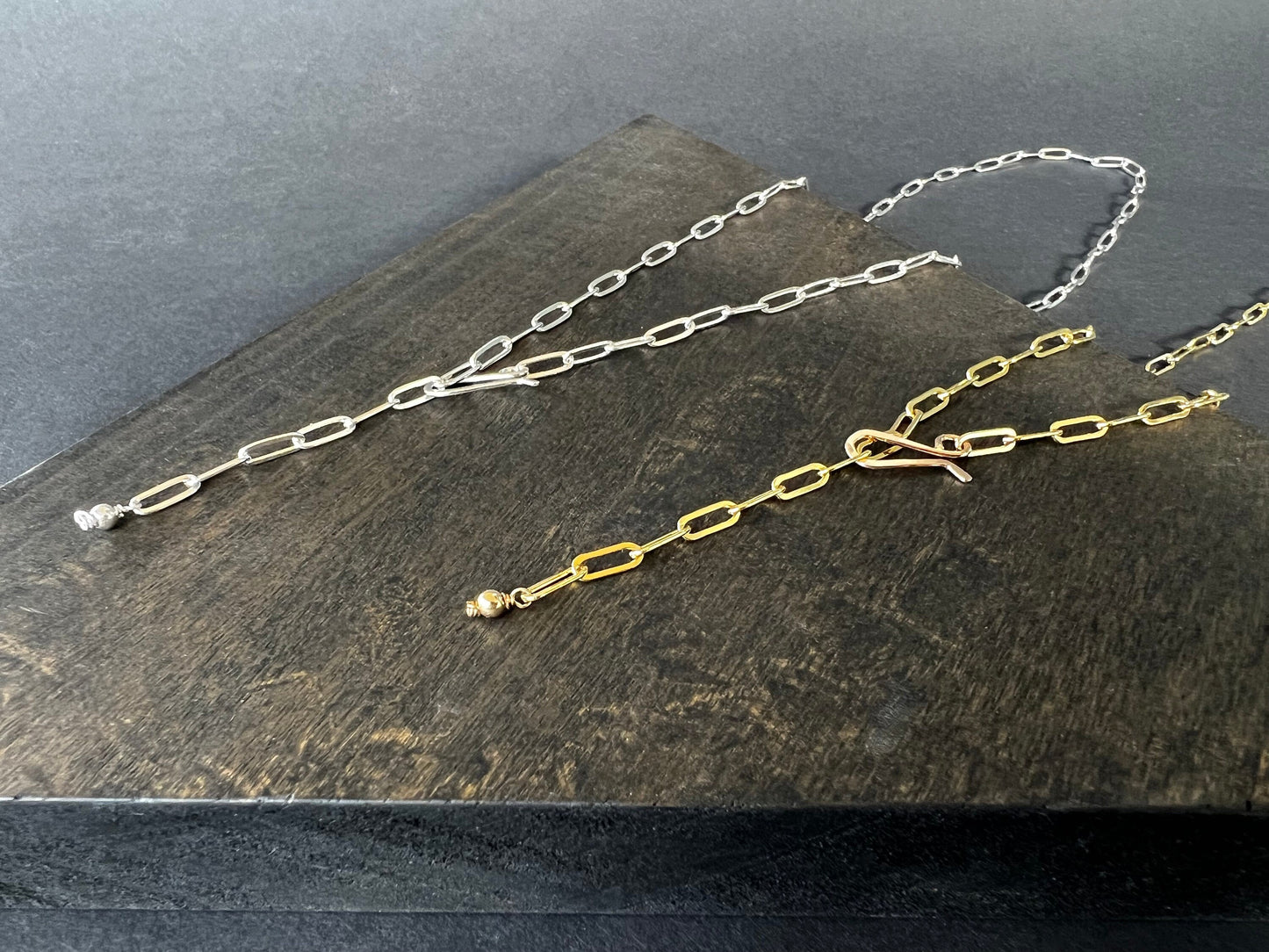 simple paperclip chain necklace