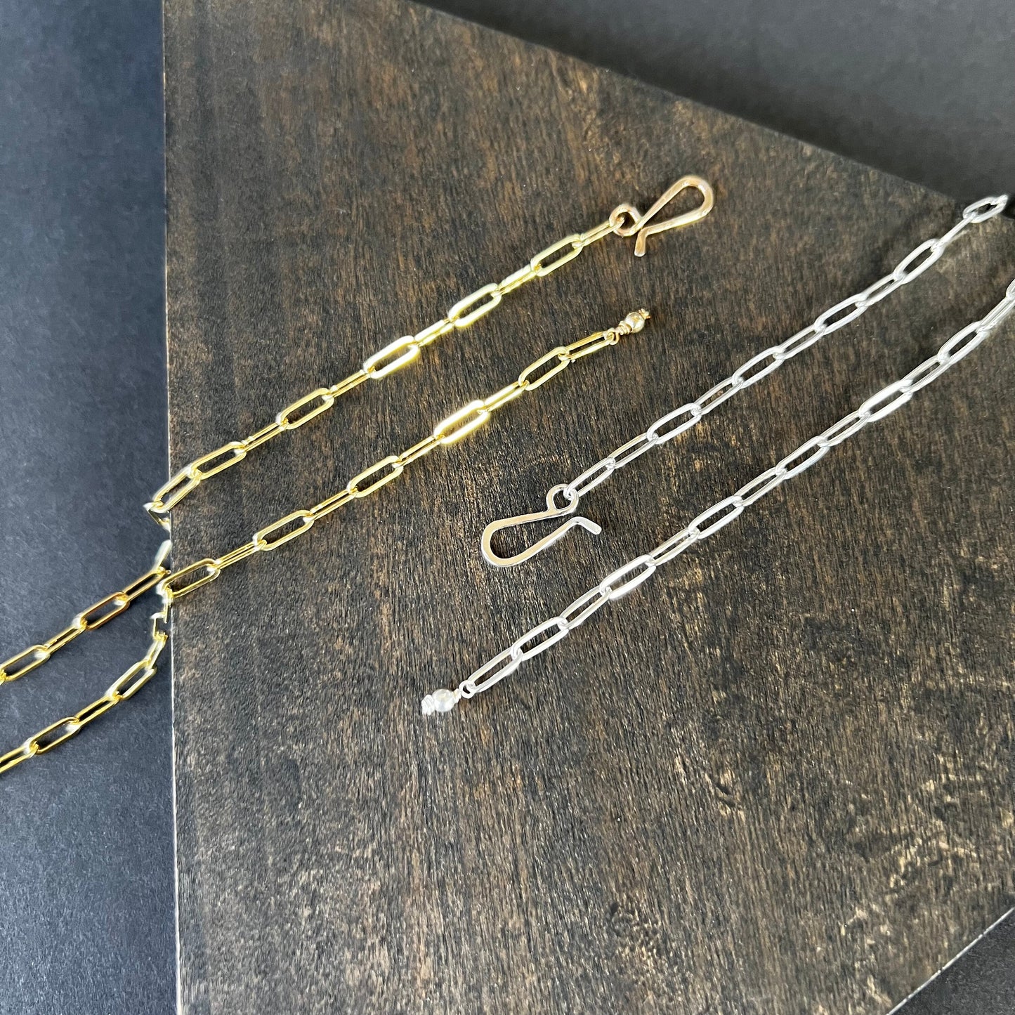 simple paperclip chain necklace